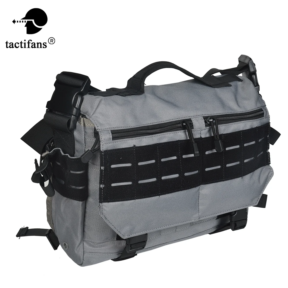 Borsa a tracolla tattica da 12 litri borsa a tracolla multiuso spalla/borsa doppio rubinetto telaio interno zaino accessori Paintball