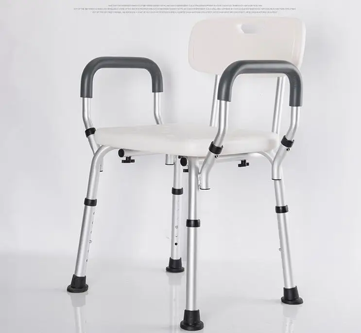 Non Slip Bath Chair Shower Chair Bathroom Stool Height Adjustable Toilet Seat Disabled Elderly