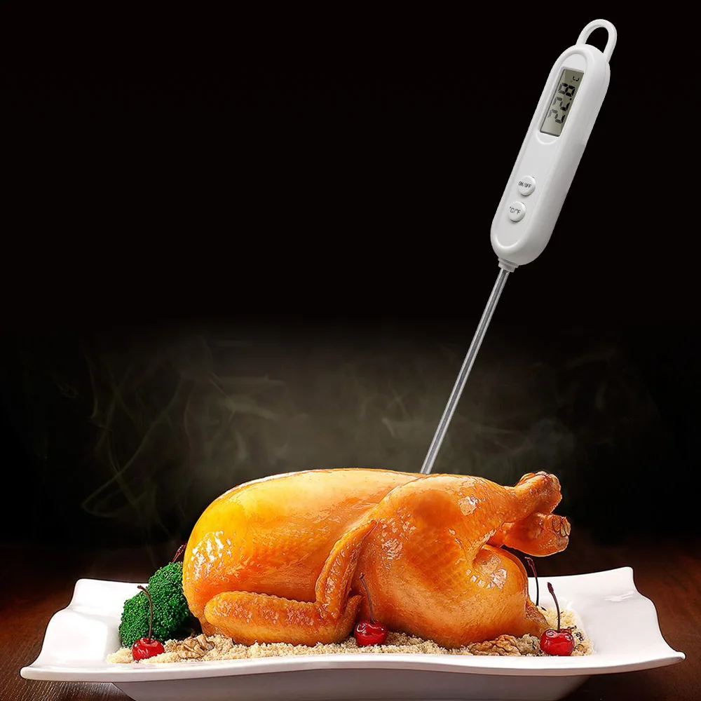 Küche Kochen Thermometer Digitale Elektronische BBQ Fleisch Lebensmittel Temperatur Monitor Sensor Messgeräte