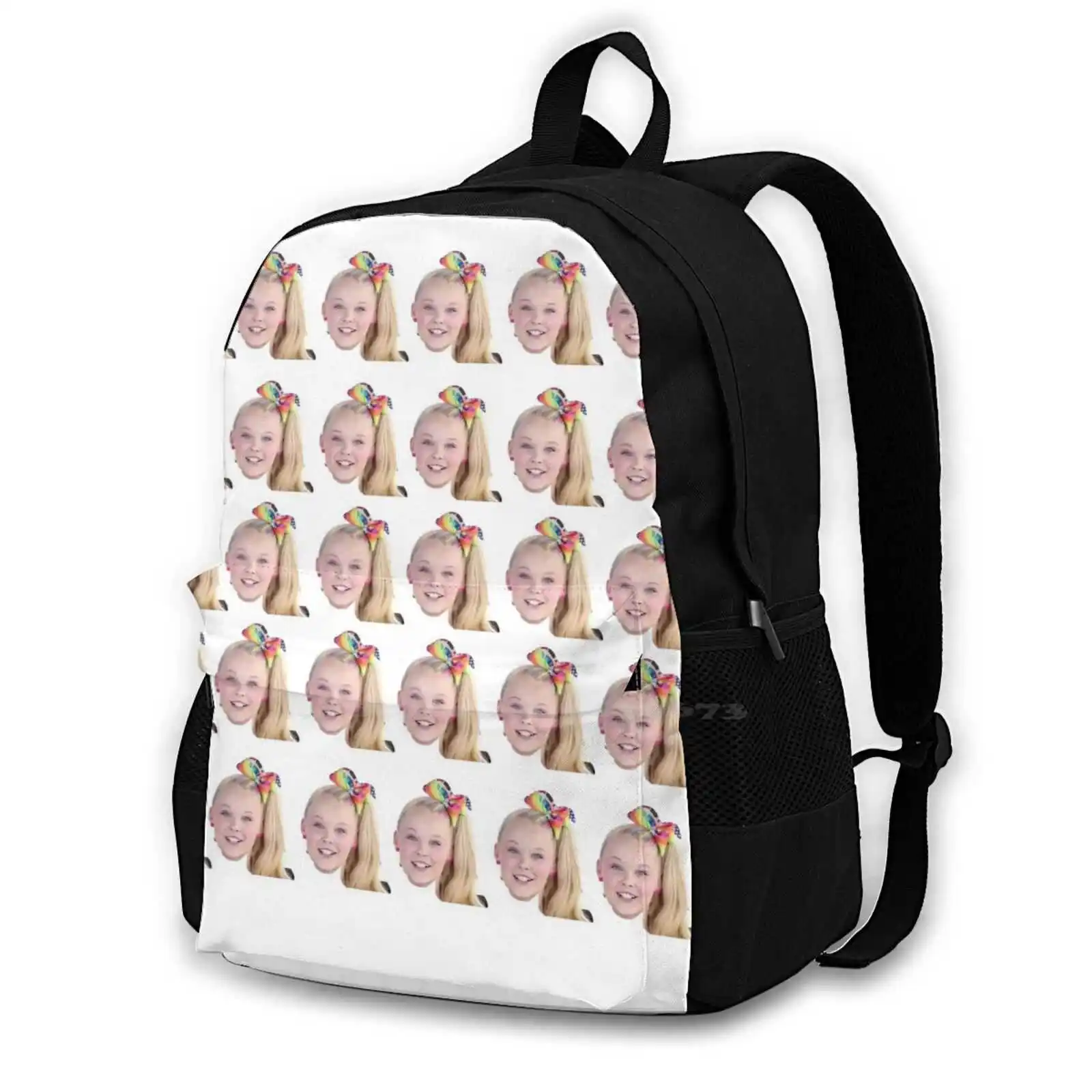 Jojo Siwa Face Bag Backpack For Men Women Girls Teenage Black Jojo Siwa Dance Moms Siwanator Jojo