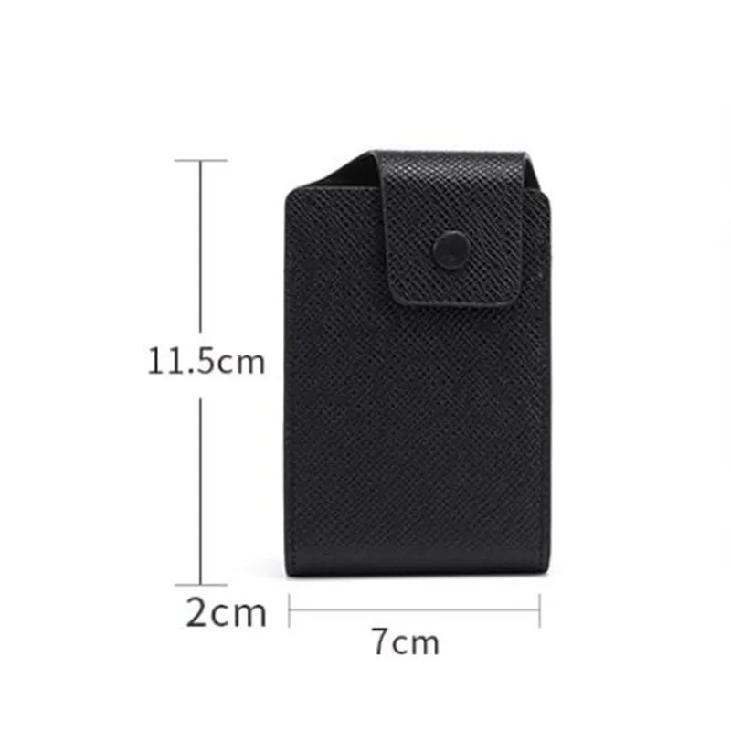 Titular do cartão de crédito Bolsa de couro para homens e mulheres, Case Wallet, ID Bank Card Holder, Cash Wallet