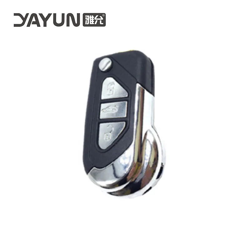 

YAYUN ForCitroen Trunk 3 buttons Symbol with battery holder Key shell blank blade without groove