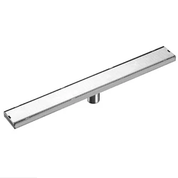 Linear Drain Invisible Stainless Steel Channel Drain Deodorization Type Gate Cover For Shower Bathroom Floor Accessories 50cm