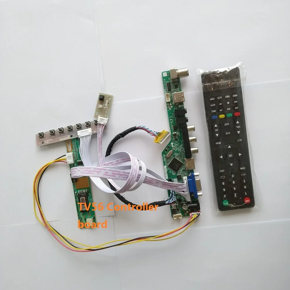 For LP133WX1-TLA1/TLC1/TLN3 20pin AV VGA Module TV Controller Board Digital Signal 1lamps 13.3