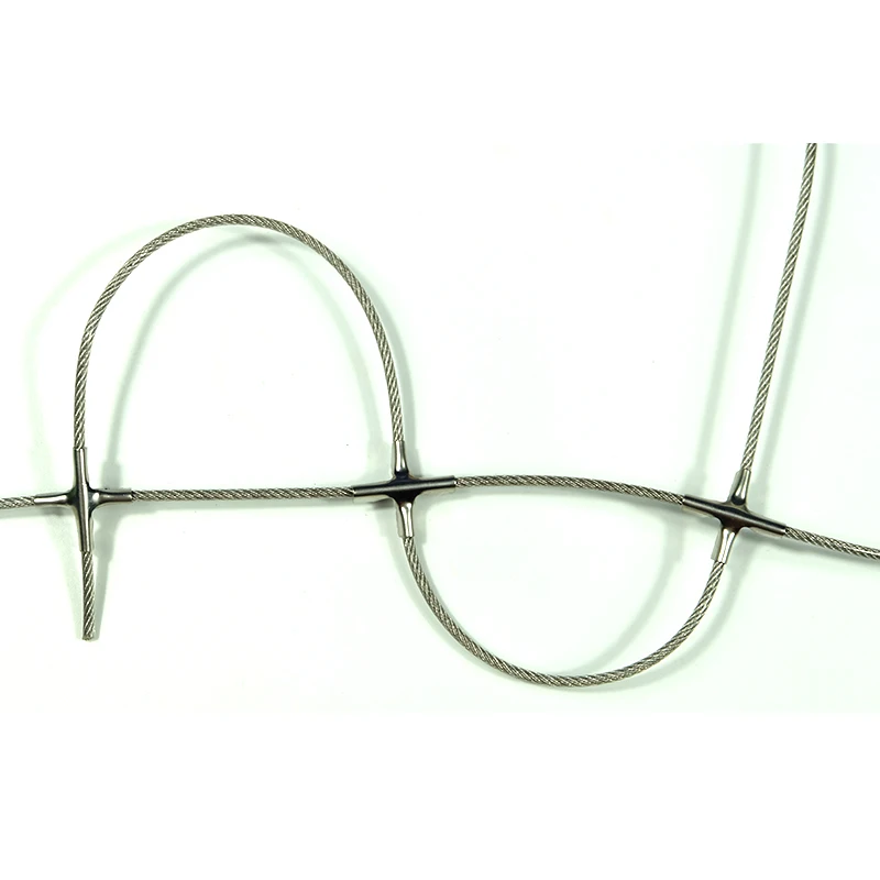 1000 pz 304ss croce clip invisibile rete antifurto fibbia incrociata rete protettiva recinzione per finestra per 2.0 3.0 4.0mm cavo metallico