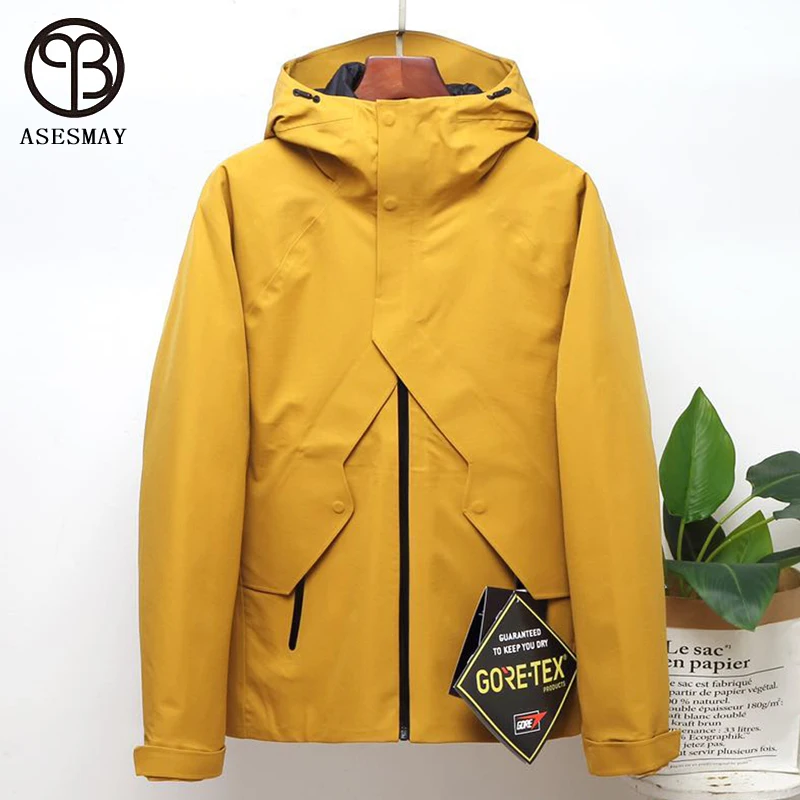 Asesmay Brand Clothing 90% White Duck Down Jacket Men Winter Coats Two-way Wear Parkas Hooded Waterproof Warm Quality Jackets