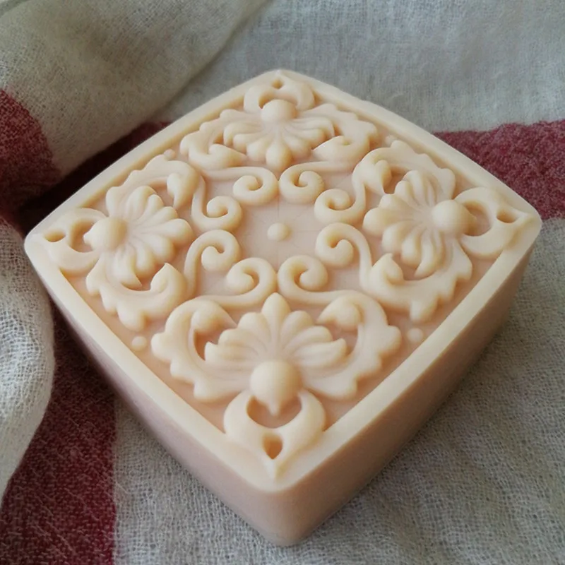 Classic Flower Soap Molds Silicone Mold for Soap Making Decorating Candle Wax Melt Resin Art Crafts Mould Cake Mousee Moulds