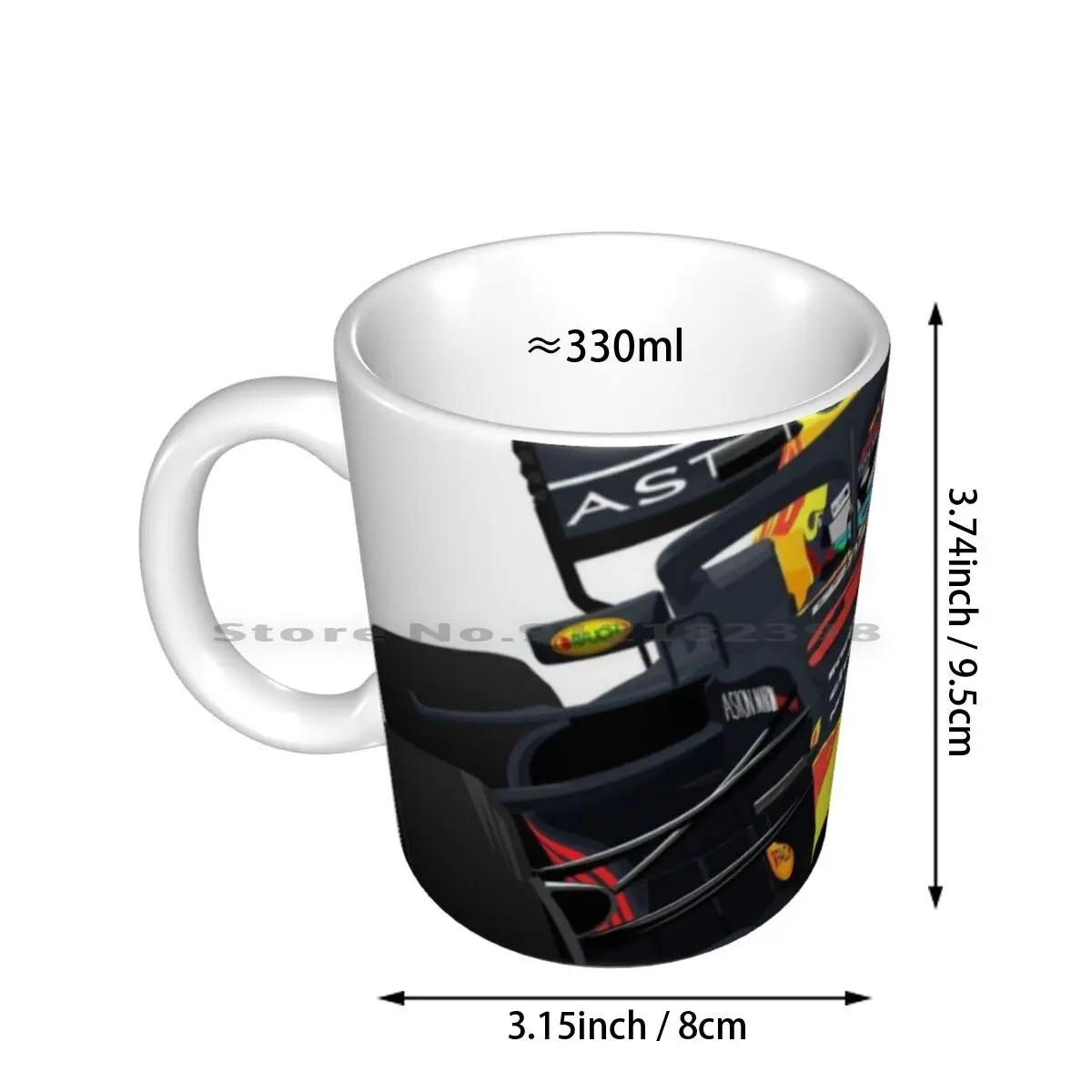 The Honey Badger Ceramic Mugs Coffee Cups Milk Tea Mug Daniel Ricciardo Dani Ricc Ricciardo Memes Racing Motorsport Shoey