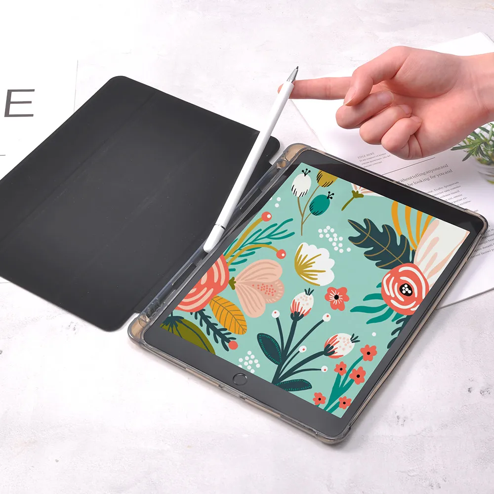 Imagem -03 - Nome Personalizado Planeta Foguete Case para Ipad 10.9 ar 2023 Smart Cover para Ipad 9.7 6th 10.2 8th Geração Mini 12.9 Ipad Pro