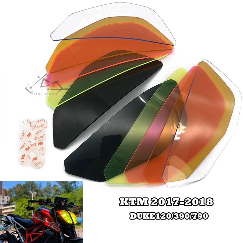 Motorcycle Headlight Screen Protector Protective Lens Cover Headlamp Shield For DUKE 125 DUKE 390 2017-2021 DUKE 790 2018 19