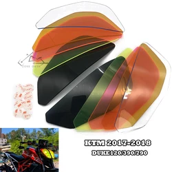 Motorcycle Headlight Screen Protector Protective Lens Cover Headlamp Shield For DUKE 125 DUKE 390 2017-2023 DUKE 790 2018 19