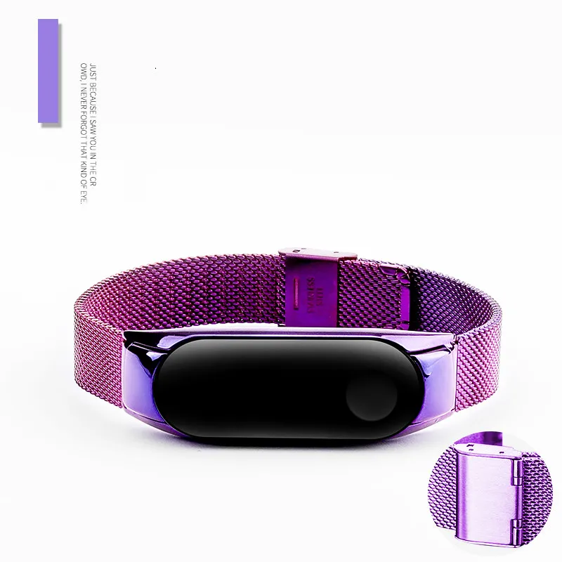 新xiaomi miバンド3 4ストラップメタルバックルmiband 4ストラップステンレス鋼ネジなしmiバンド3 xiaomi用miband 4