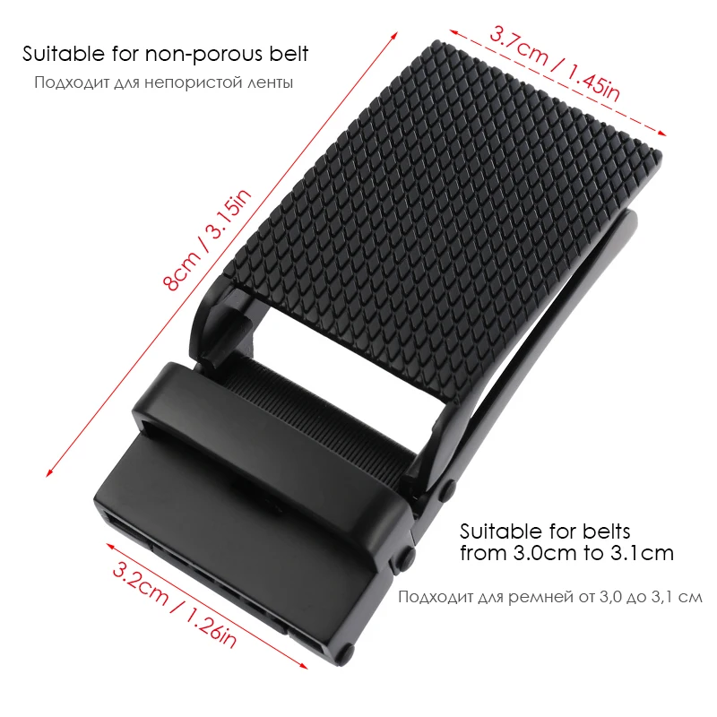 Vatlty Officiële Echte Heren Riemgesp Voor Niet-Poreuze Riemen Van 3.0Cm Tot 3.2Cm, Harde Zinklegering Automatische Gesp K2033