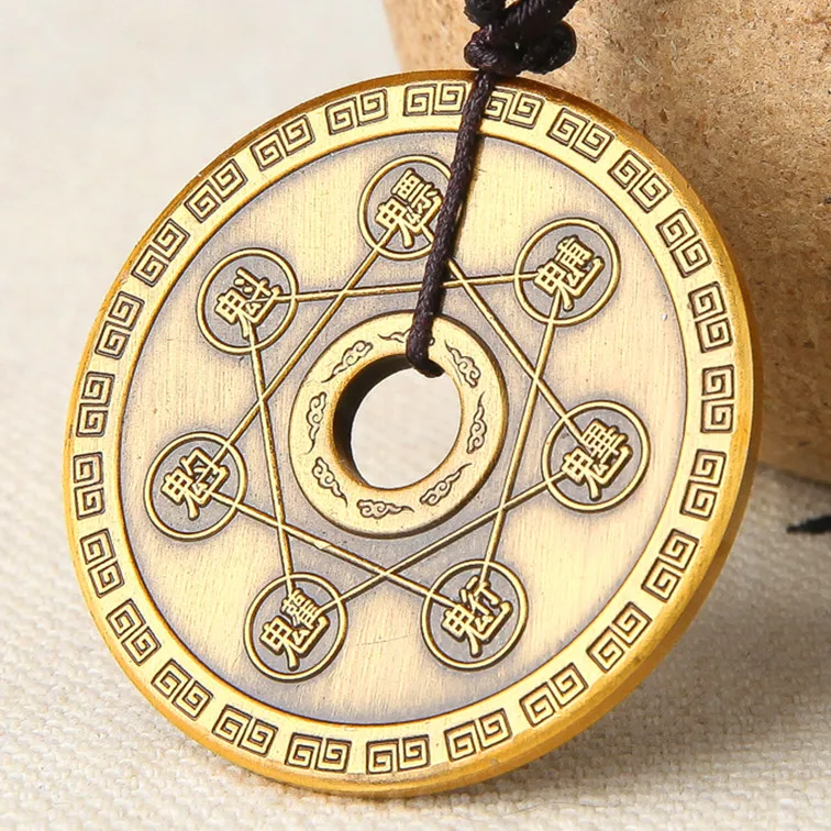 

Kaiguang, Taoist jewelry, Beidou Seven Star Pendant COPPER NECKLACE, Taoist Amulet Pendant