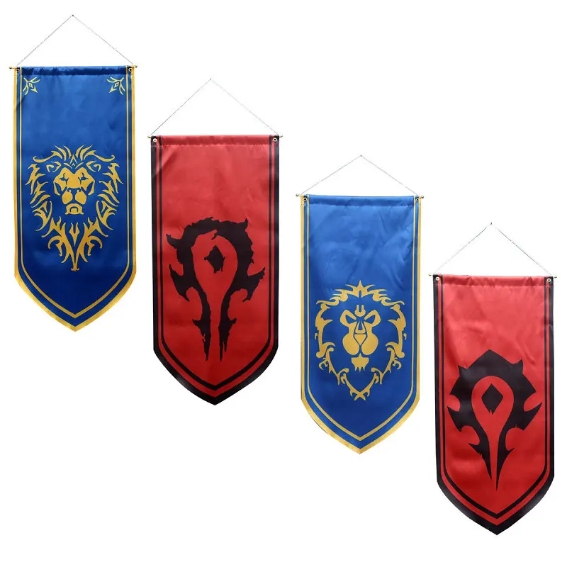 130x57cm Home Decor Banner Flag Dacron Home Cosplay Game Battle Hanging Movie Anime Wall Bar KTV Decor Banner