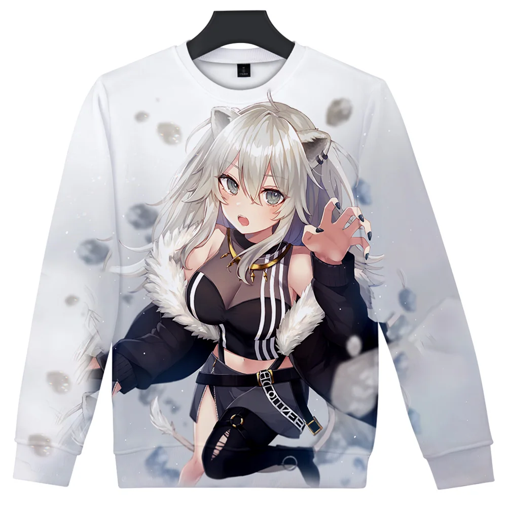 HOLOLIVE VTuber Shishiro Botan 3D print autumn winter  Holiday passionate style Men/Women casual Kawaii Style Round sweatshirt