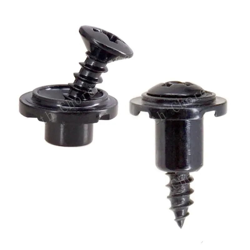 10 Sets/Lot Schwarze Gitarrensaitenhalter Rollenhalter Gitarrenzubehör Teile Musikinstrument – Detail 11