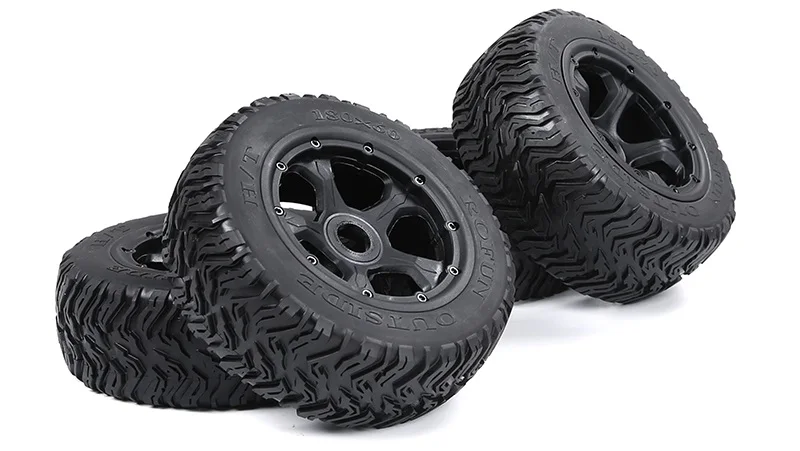 Rovan Terminator H/T All Terrain Truck Tires on Rims for HPI Baja 5T 5SC