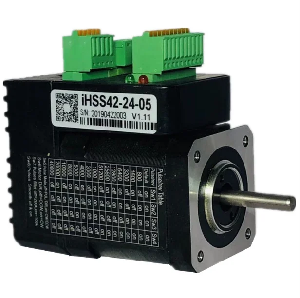 

Suitable For JMC 42 Integrated Closed Loop Stepper Motor Driver IHSS42-24-05 0.48NM 2-Phase Hybrid Servo 24VDC, Spot