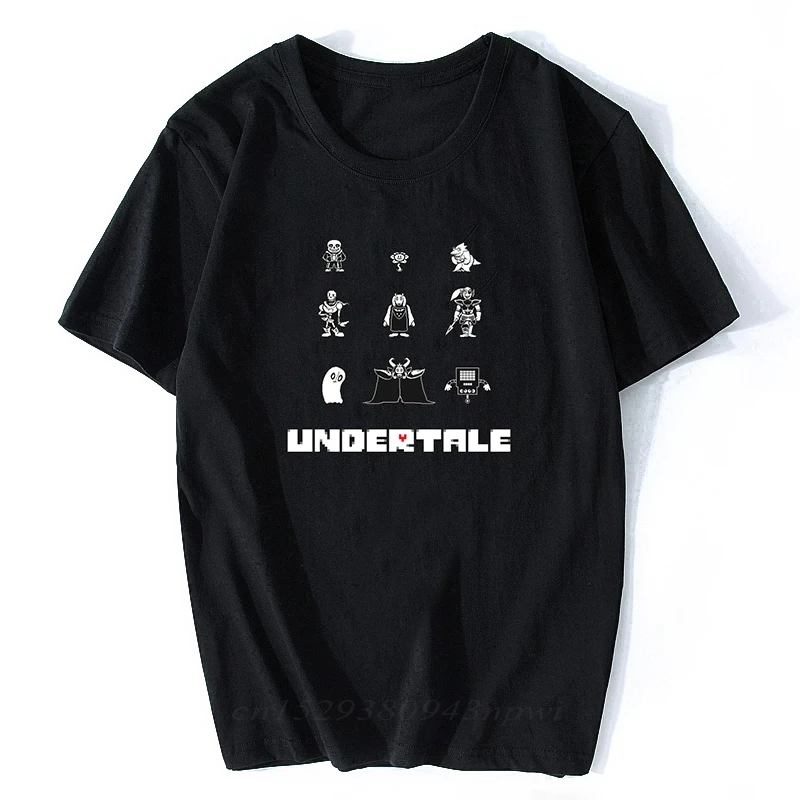 New Undertale Sans Pattern Unisex Tshirt Printing Fashion Men Game T-shirt Harajuku Tops Camisetas Hombre