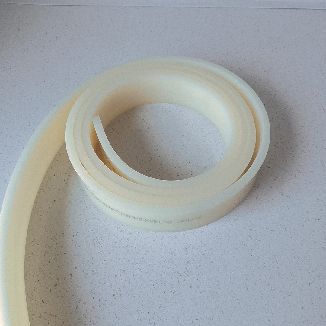 Free Shipping 50*9MM Flat Screen Printing Squeegee Rubber Blade 80A Durometer White Color for One Meter