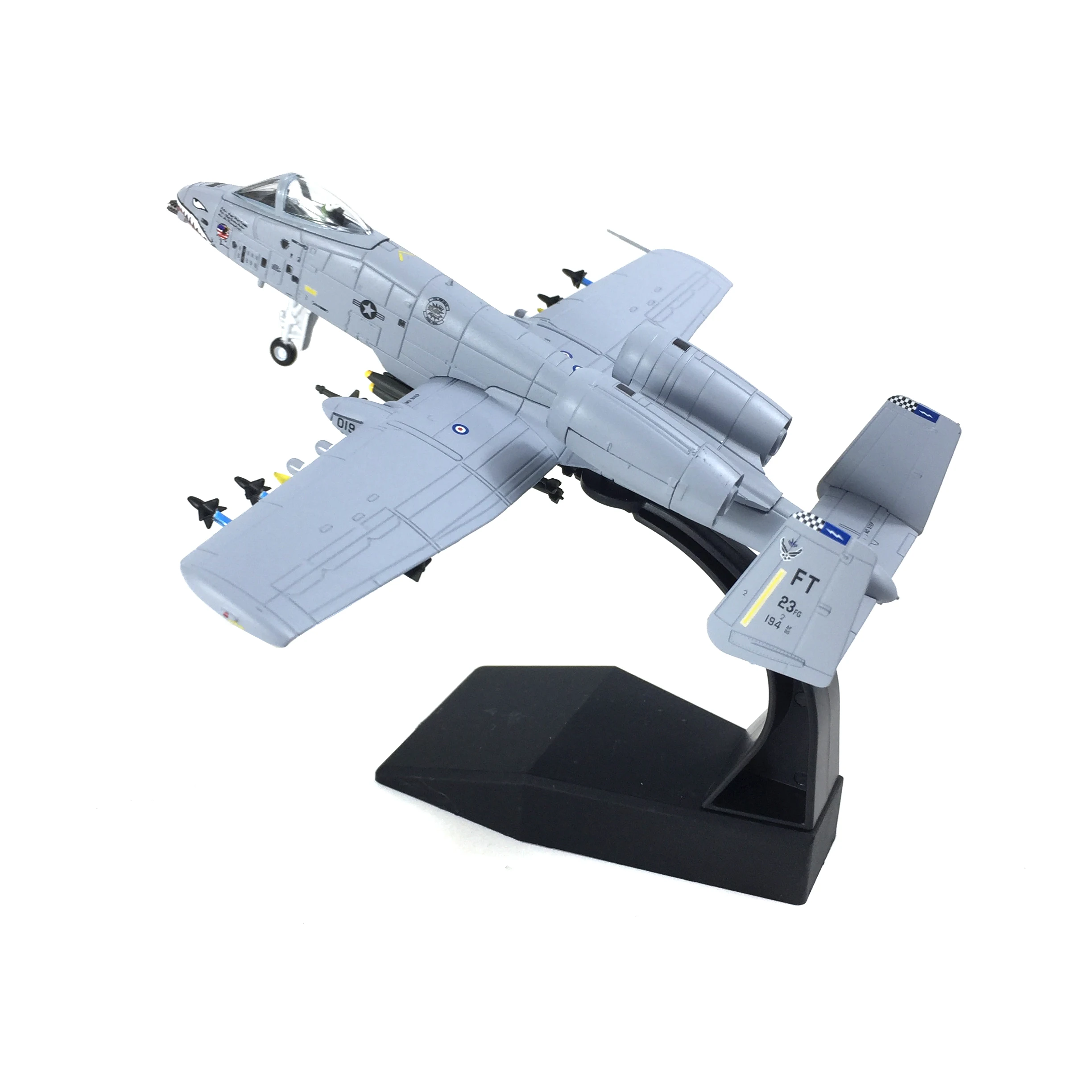 Metal 1:100 A-10 Thunderbolt II Ground Attack Aircraft Plane Model US Air Force Nsmodel