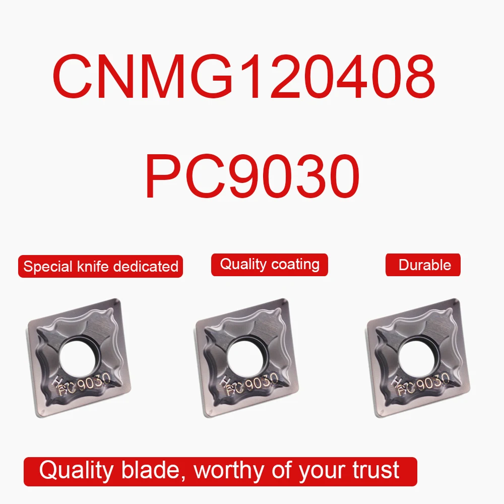 

10 шт. CNMG120408 HA PC9030 высококачественные твердосплавные пластины CNMG12 металлические внешние токарные инструменты CNC обработка токарный станок Режущий инструмент
