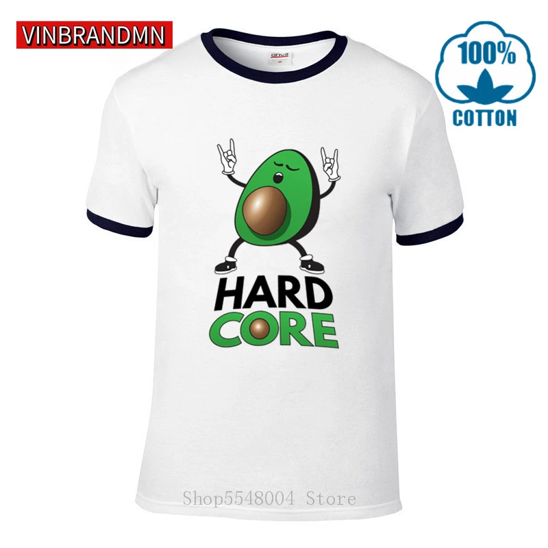 Anime Hard Core Avocado Pun T shirt men Funny Thunderdome Avocado T-shirt male Hardcore Avocado tee shirt Cartoon Avocado tshirt