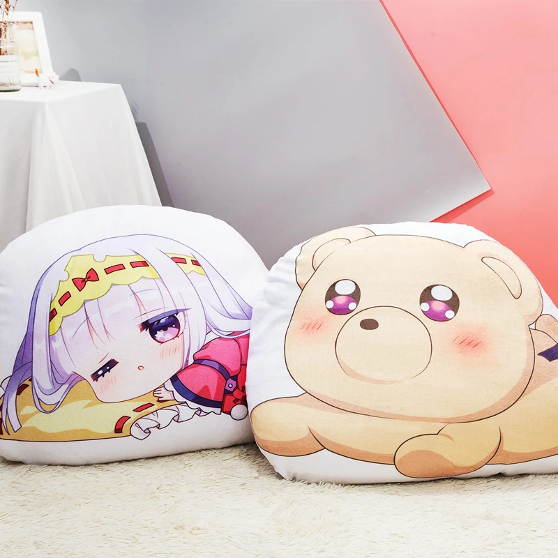 Anime JK  Sleepy Princess In The Demon Castle Cosplay Cute Plush Cushion Pillow Doll 45*55cm Warm Cartoon Toy Gift Home Decor