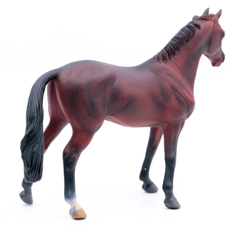 CollectA Horse Country Farm Animal Hanoverian Stallion Bay 1:20 Scale Plastic Simulation Toy Figure #88431