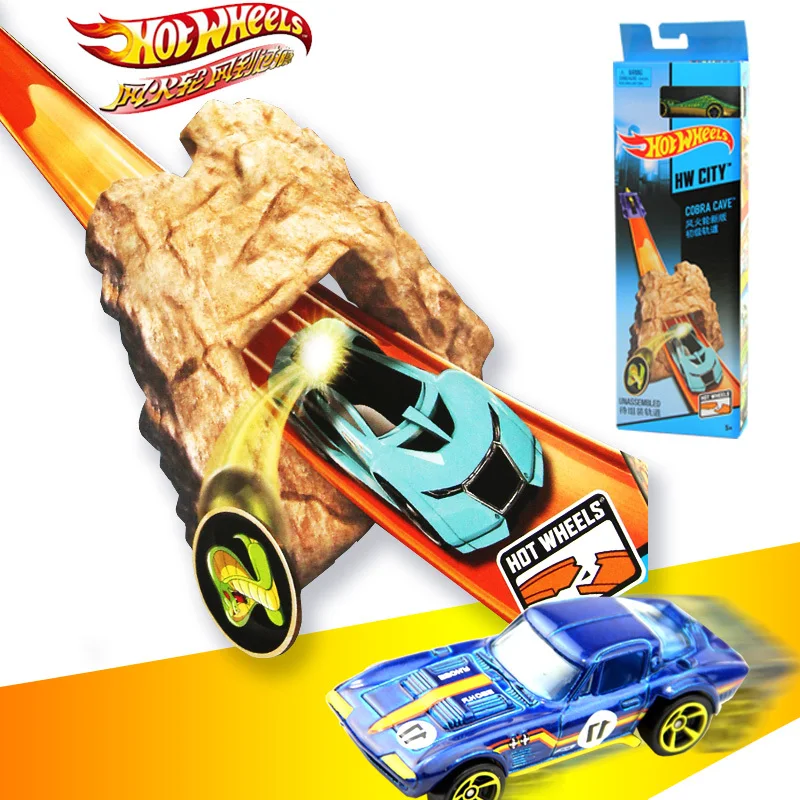 Hot Wheels Car Track Set Pop-up Launch Model Car Kids Toys for Children Diecast Brinquedos Hotwheels Kids Birthday Gift Boy Toy