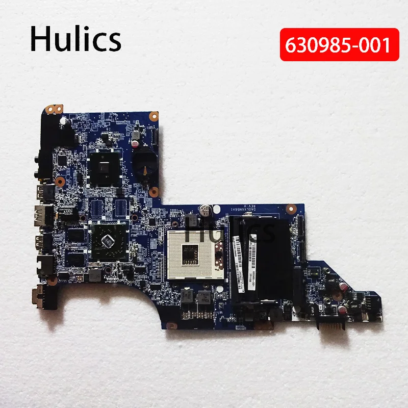 

Hulics Used FOR HP DV7-4000 Laptop Motherboard 630985-001 DA0LX6MB6H1 HM55 DDR3 Main Board