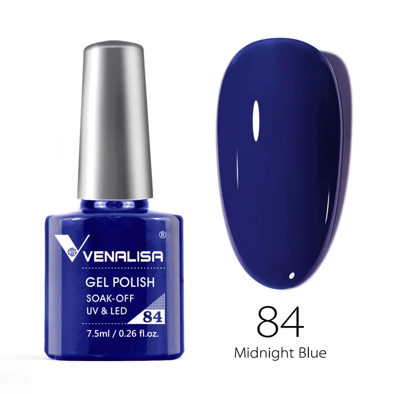 Venalisa 7.5 ml Nagelgel Polish 60 Kleur Glitter Kleur Nagellak Voor Nail Art Manicure Top Coat Losweken emaille UV Gel Vernis