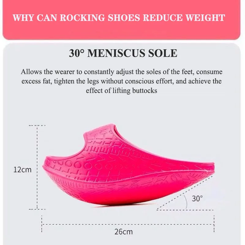 8 Colors New Upgraded  Slip Resistance Slimming Leg Beauty Foot Women Sneakers Sculpting Hip Thin Yoga Massage Swing Slippers