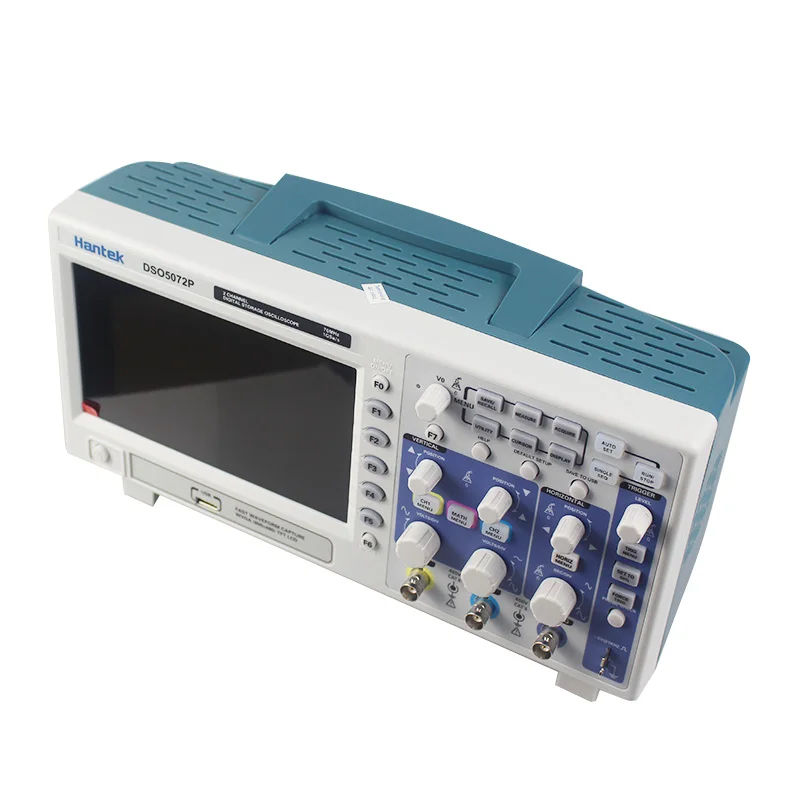 Hantek DSO5202P DSO5102P DSO5072P راسم الذبذبات للتخزين الرقمي 2-قناة 70 ميجا هرتز-200 ميجا هرتز عرض النطاق الترددي 1GSa/S 40K TFT USB تخزين