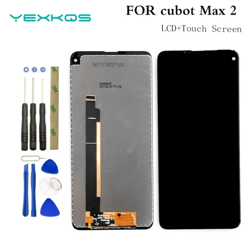 

6.8" New Original cubot max 2 LCD Display+Touch Screen 100% New Screen Digitizer Assembly For max2 Mobile Phone + Tools