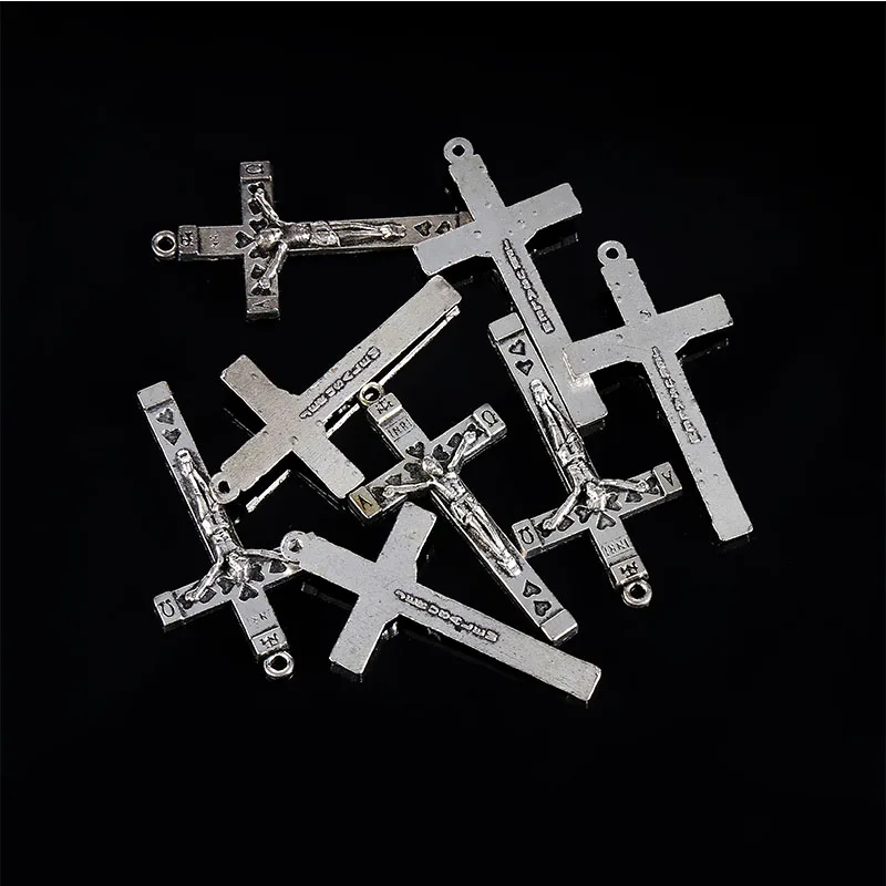 A variety of Christian retro bible cross pendants, holy cross pendants, Jesus cross pendants, DIY metal necklace pendants