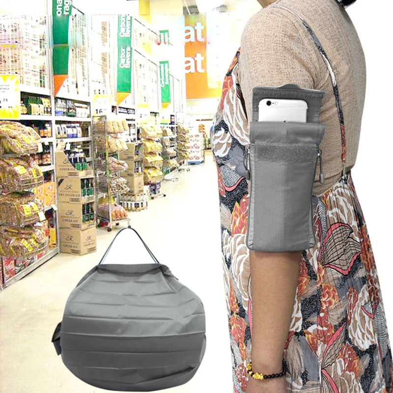 

Eco Shopper Bag Foldable Shopping Bolsas De Tela Waterproof Grocery Carrito De Compra Cloth Fabric Reciclaje Siatka Na Zakupy