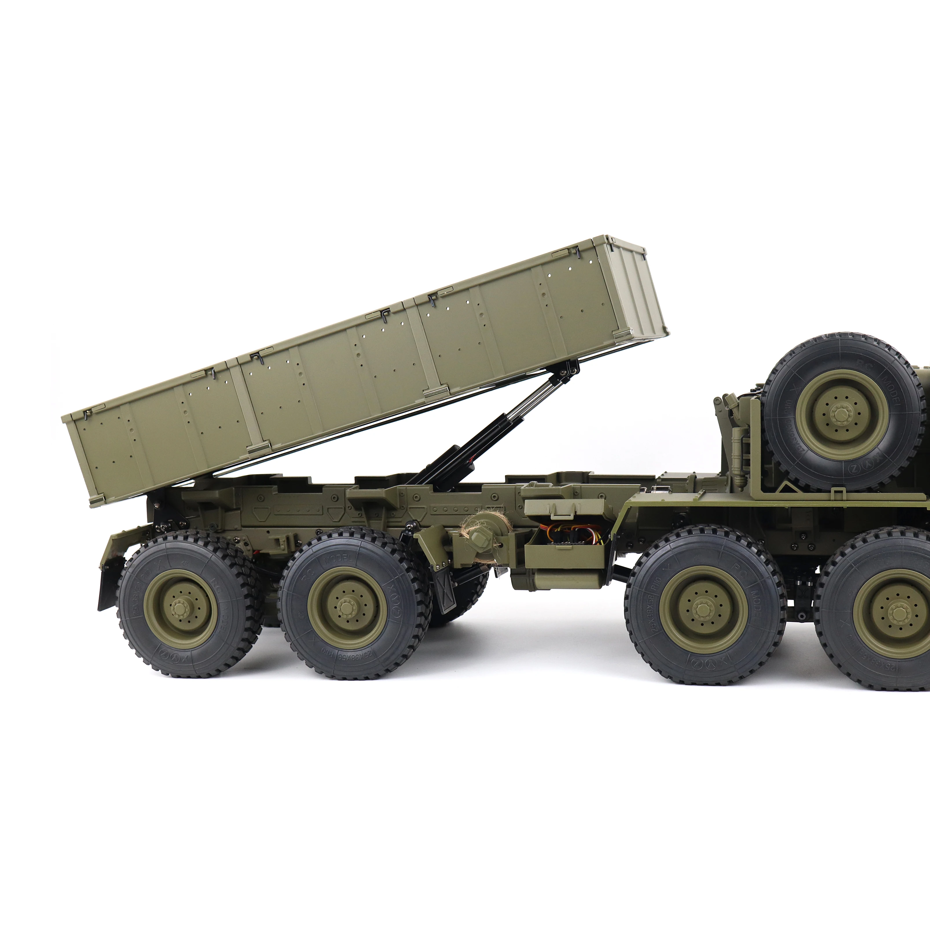 1/12 US 8x8 HEMMT M983 Military Dump Truck Off Road Army RC Alloy Car RTR KEYIGE HG-P803A