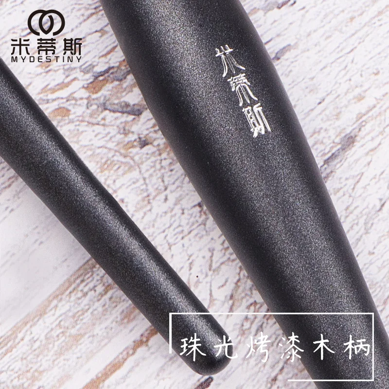 MyDestiny makeup brush-big size high quality goat hair fan shape brush-bronzing&blush cosmetic pen&tool-Ручка для макияжа