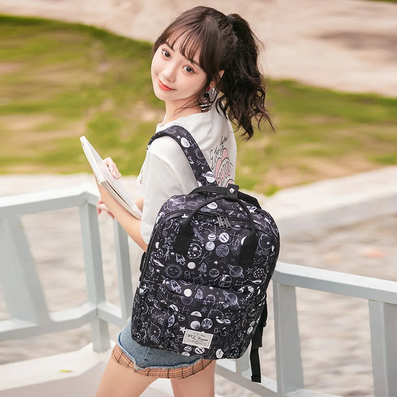 New Trend Female Backpack Fashion Women Backpack College School Bagpack Harajuku Travel Shoulder Bags For Teenage Girls boys