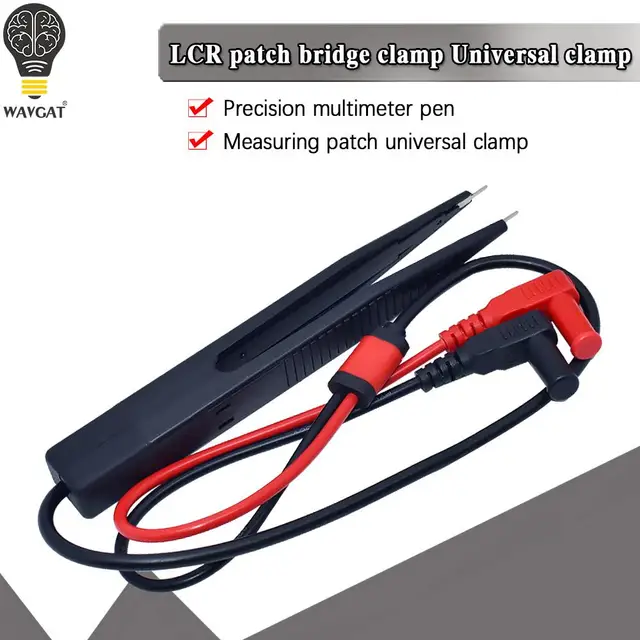 WAVGAT SMD SMT Chip Test Clip Lead Probe Cyfrowy multimetr Miernik Pęseta Pęseta rezystancja kondensatora