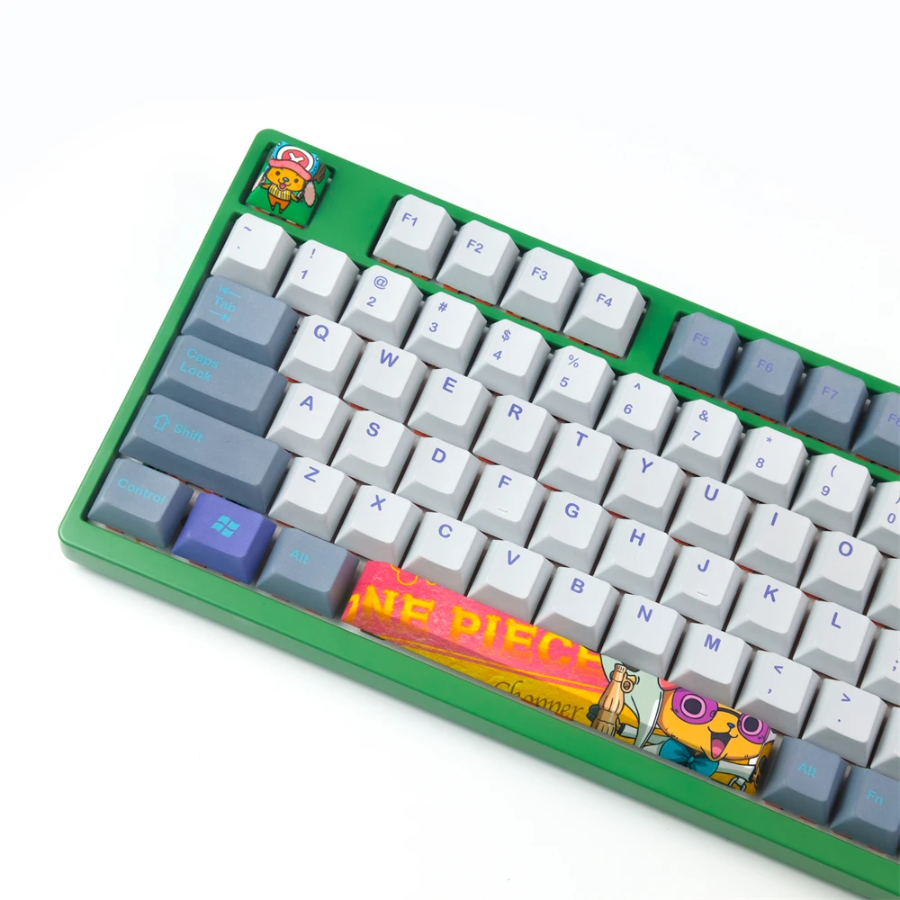 Anime Cherry Profile Spacebar Kit PBT Keycaps 6.25U Space Bar Dye-Sublimation For Standard Mechanical Keyboard