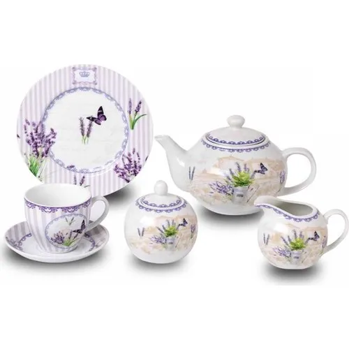 Korkmaz Enjoy 23 Piece (6 Persons) porcelain Tea Team Tea Coffee Cups Tea Coffee Sets Tea Coffee Mug For Turkish Cup Set