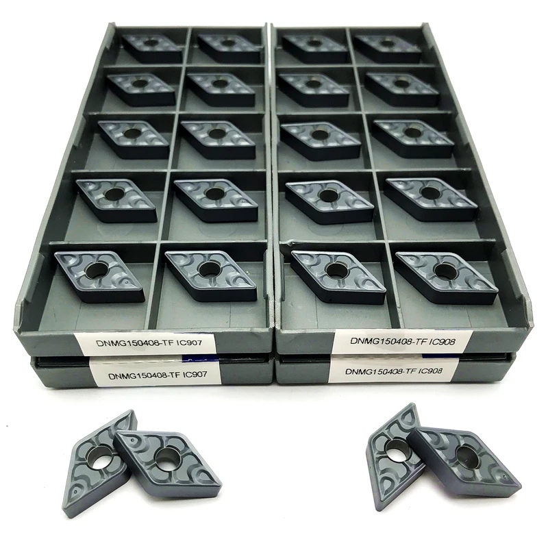 DNMG150404 DNMG150408 IC907/908 inserto in metallo duro utensile per tornitura esterna utensile per tornio inserto per tornitura di alta qualità utensile da taglio CNC
