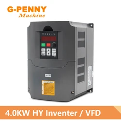 4.0KW HUANYANG 220v / 380v Inverter CNC Spindle motor speed control  Variable Frequency Drive 0-400Hz 3P output 1HP or 3HP Input