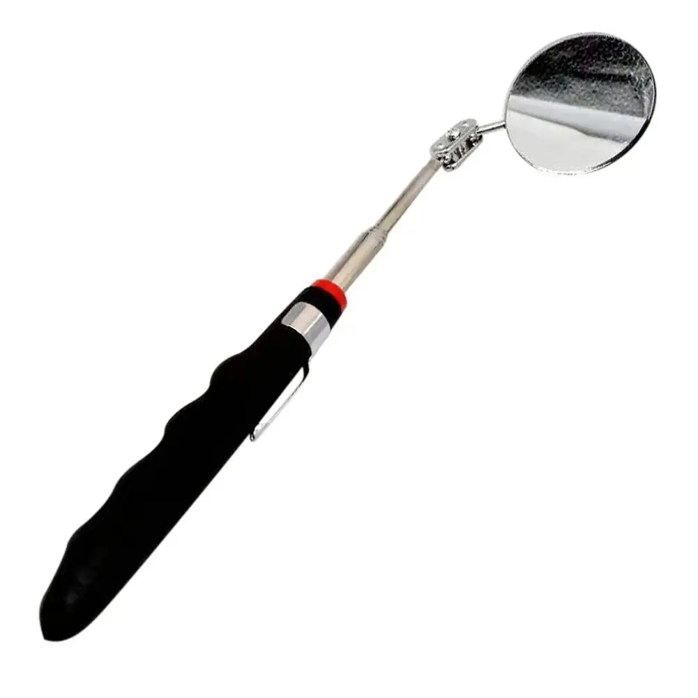 Portable Telescoping Flexible Head Inspection Mirror With LED Light Adjustable 360 Degree Swivel Viewing Auto Hand Tools