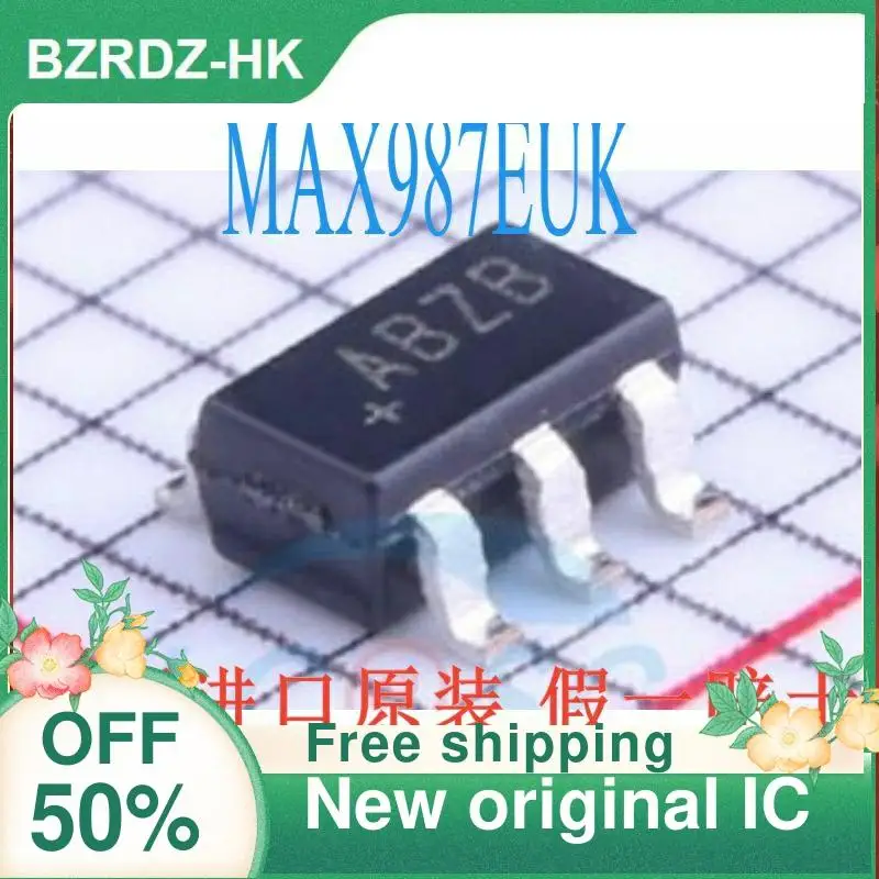 10ชิ้น MAX987EUK + T MAX987EUK SOT-23-5 abzb วงจรรวมของแท้ใหม่