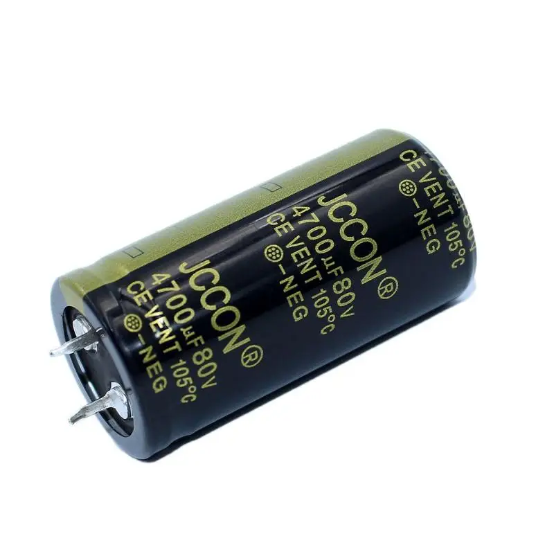 

80v4700uf JCCON Thick-foot Electrolytic Capacitor Volume 25x50 Inverter Power