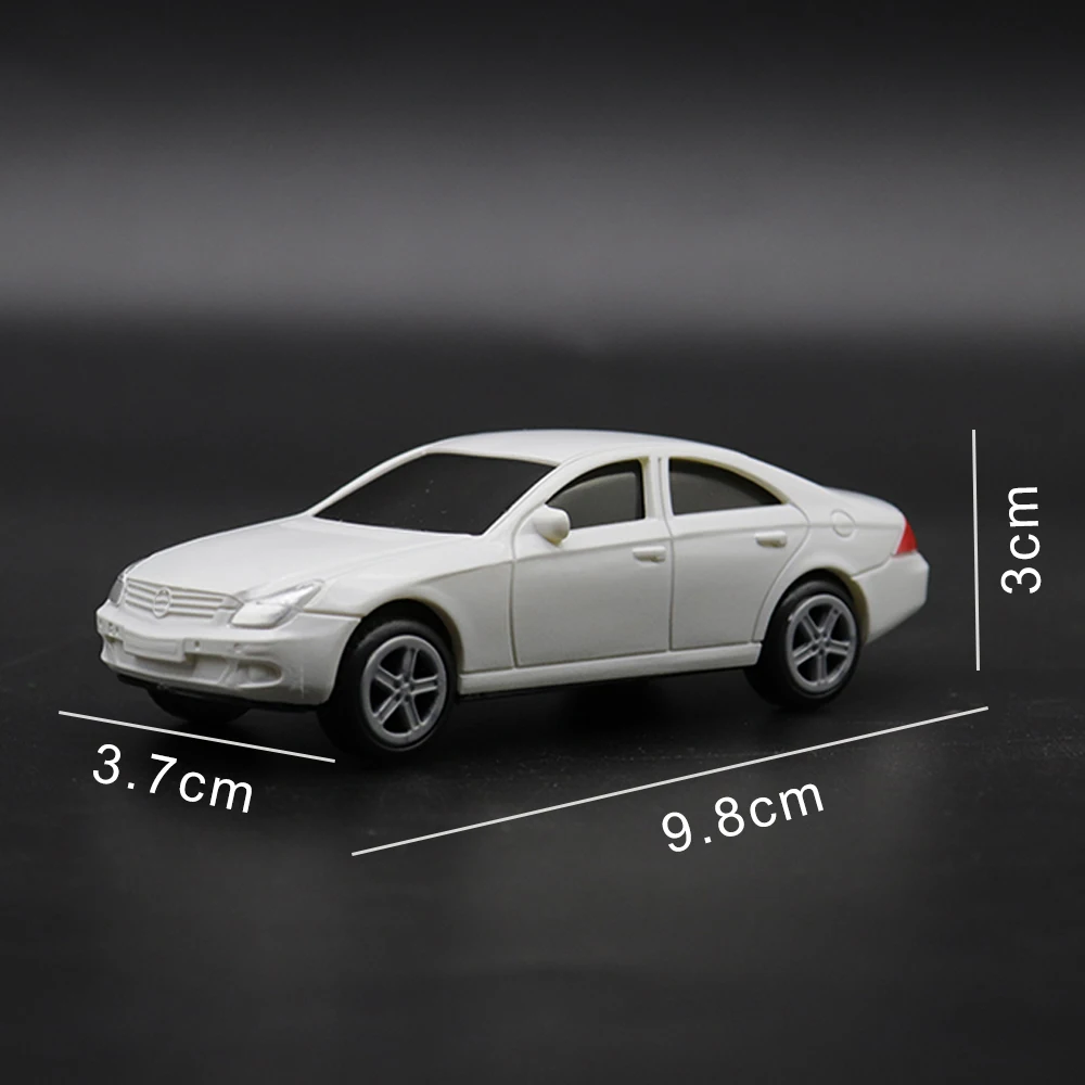 Symulacja Model samochodu 1:50 tworzywo ABS malowany pojazd zabawki skala architektura zestawy do budowania Diorama kolekcja prezenty dla dzieci